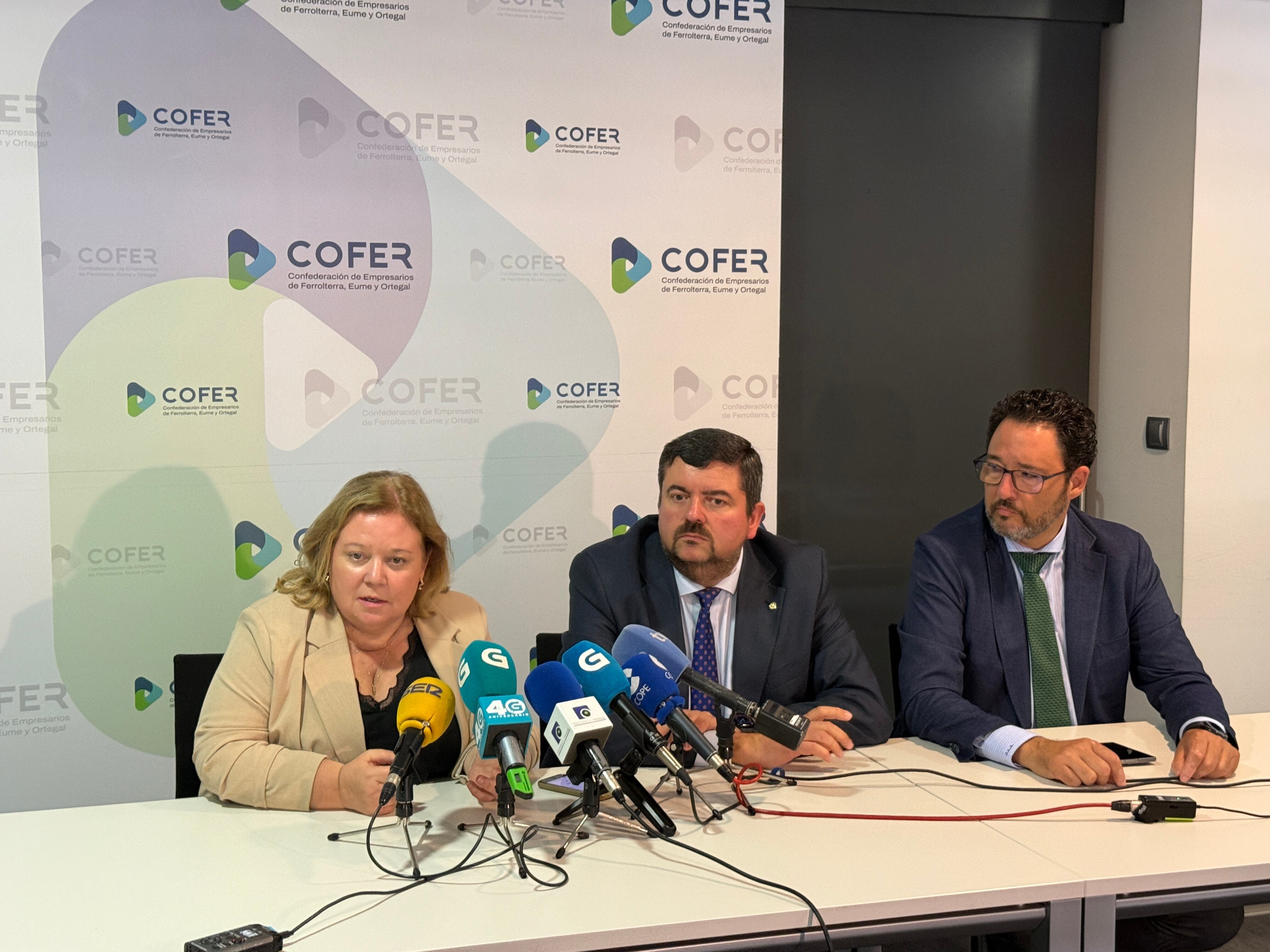 Los presidentes de las tres patronales