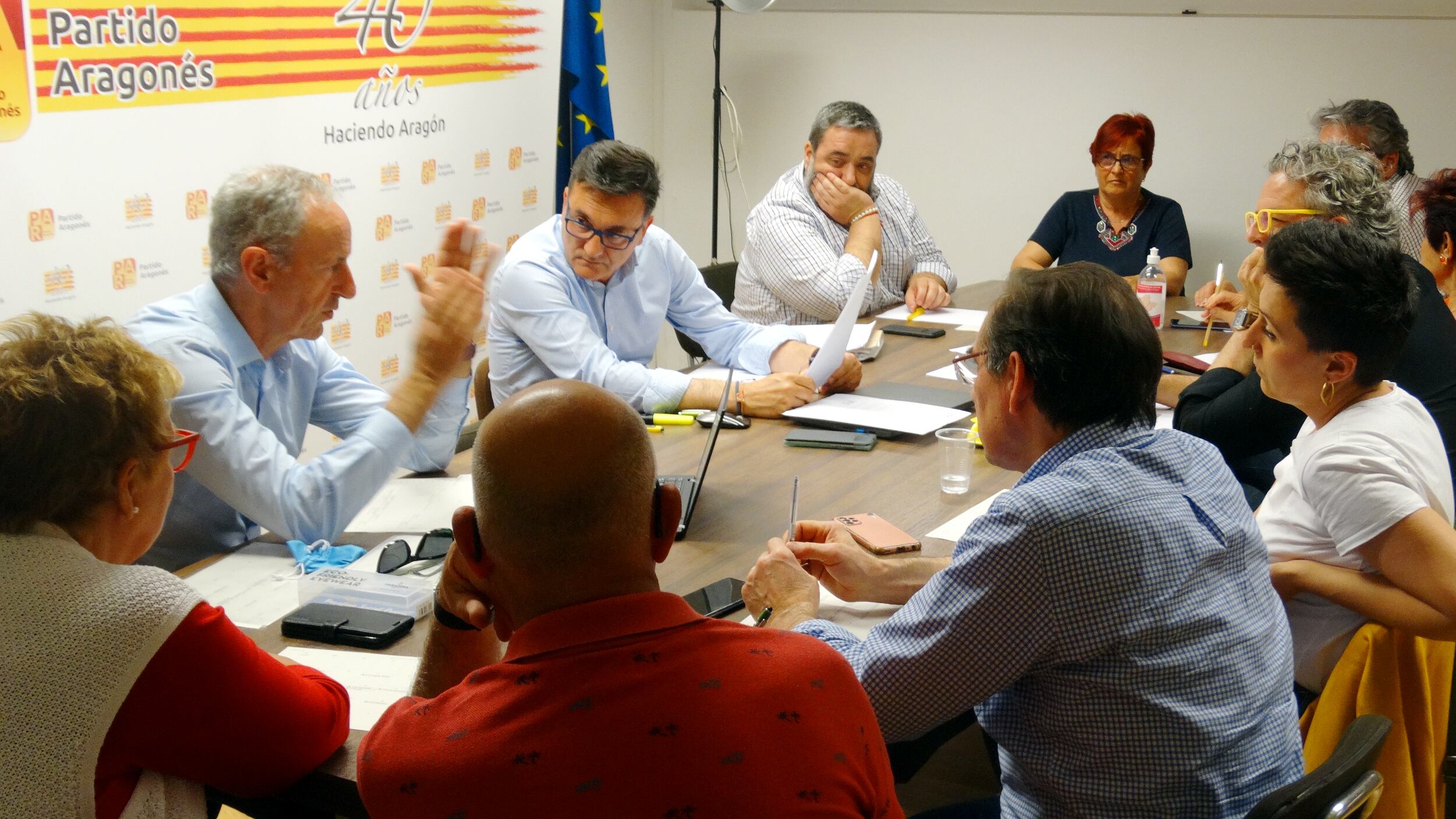 Comité del PAR en Huesca