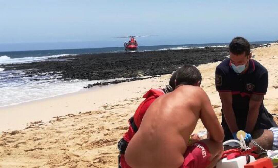 Rescate en Corralejo