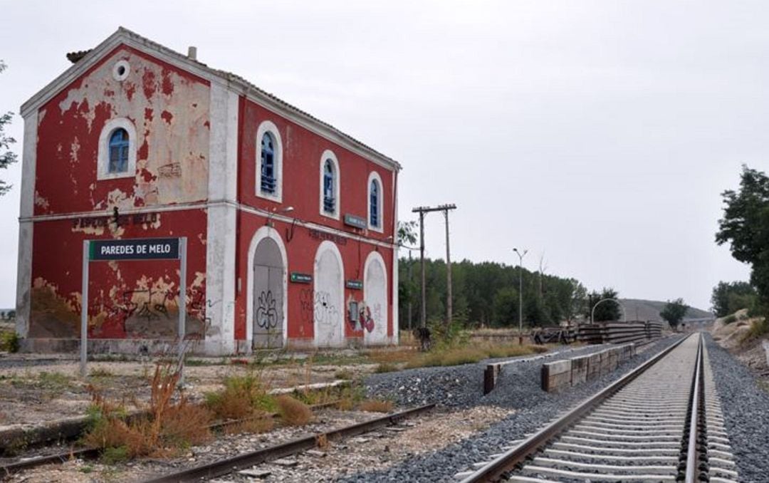 Estación de tren de Paredes, en Cuenca.