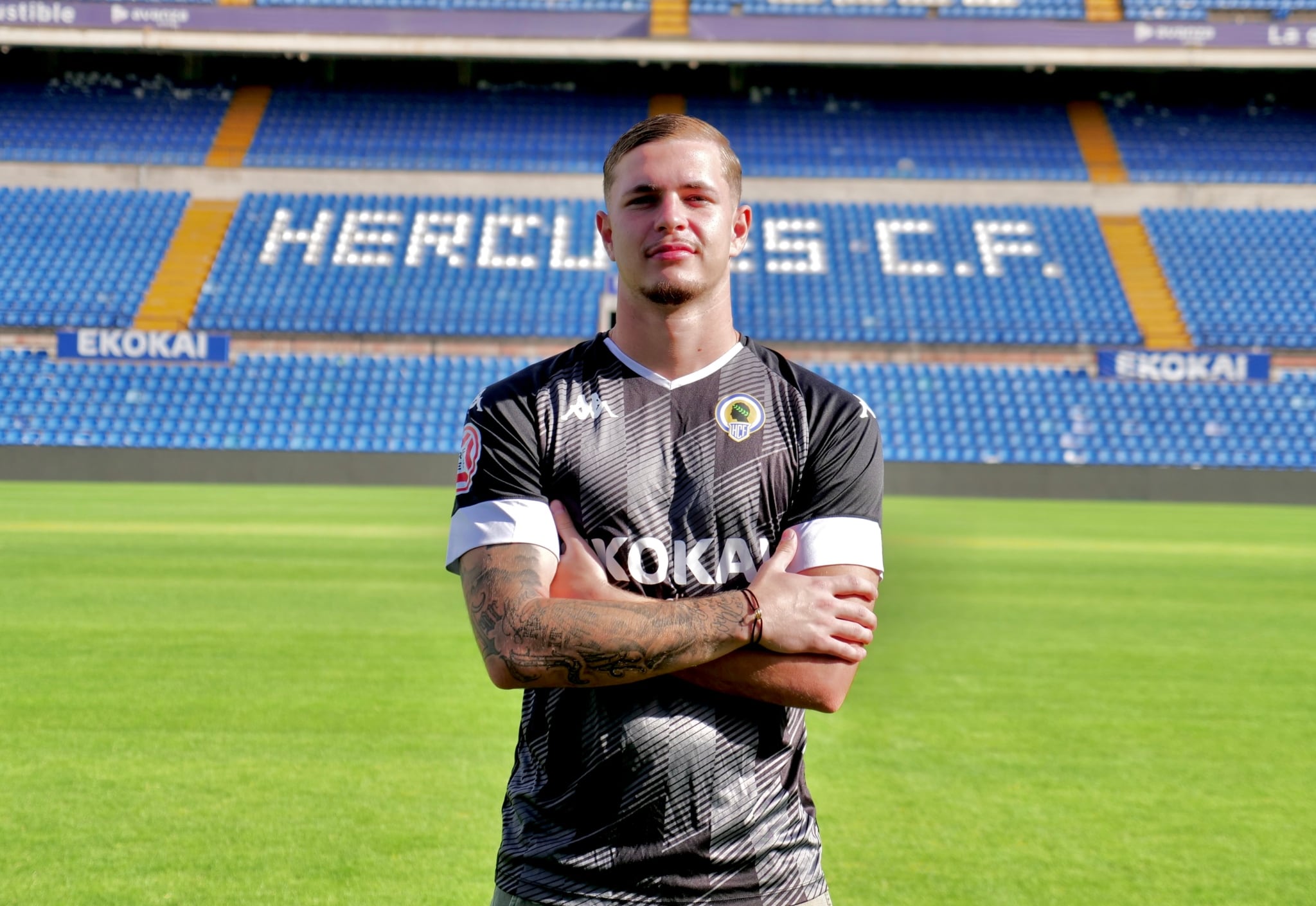 Alessandro Blazic, nuevo portero del Hércules CF. Foto: Hércules CF