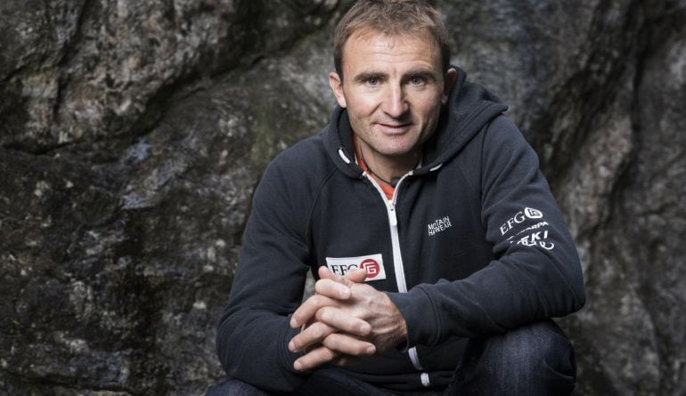 Una imagen de Ueli Steck en verano de 2015