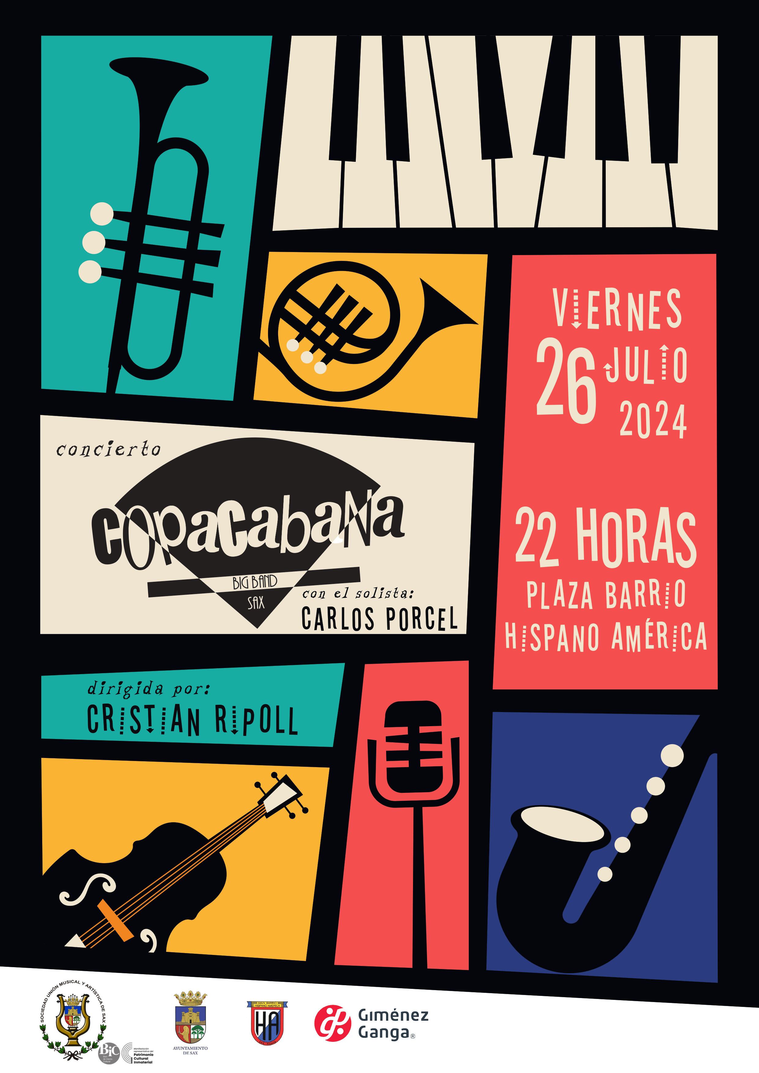 Cartel del concierto