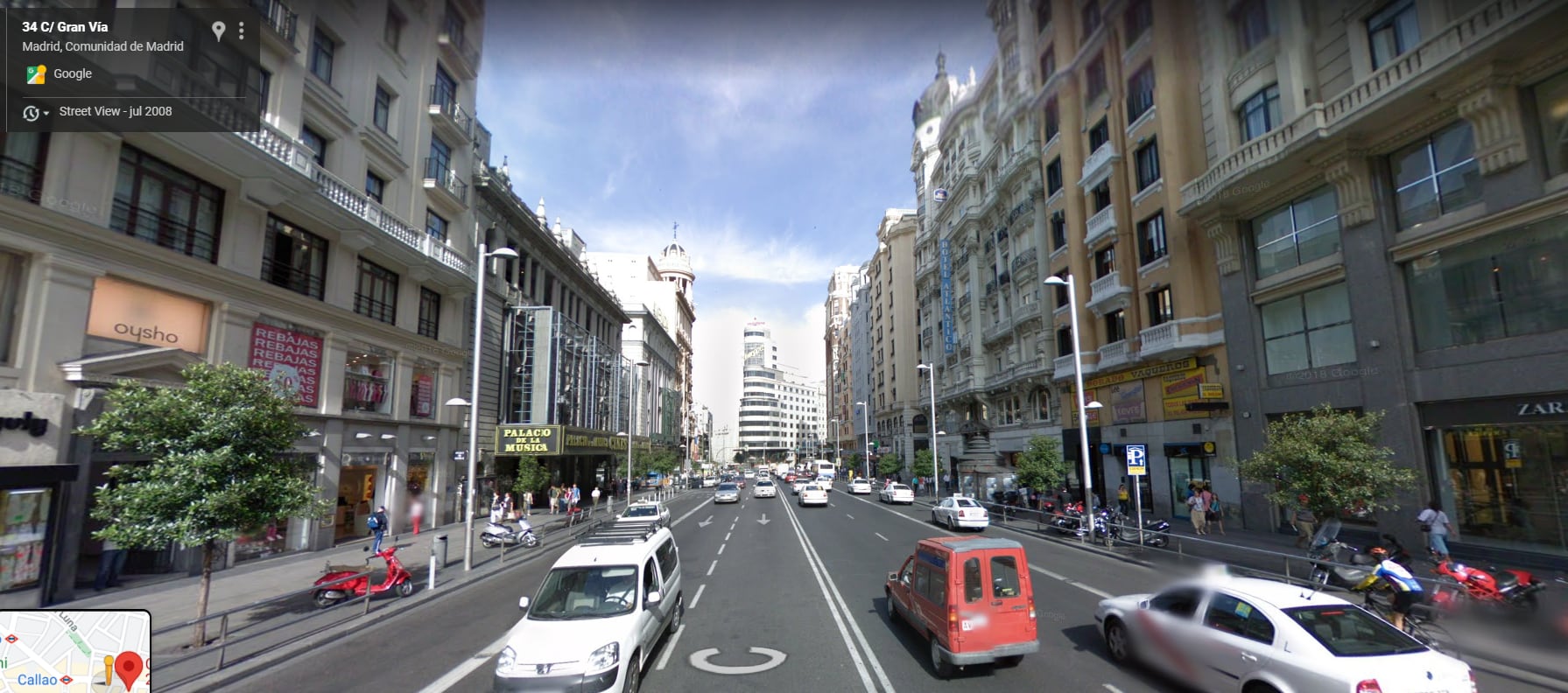 Así era Madrid en 2008.