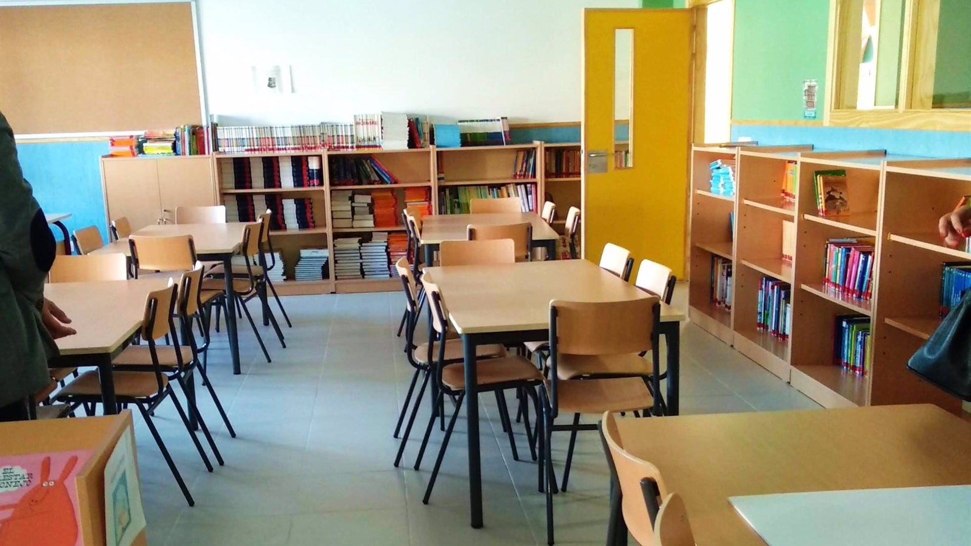 Imagen de recurso de un aula de un colegio