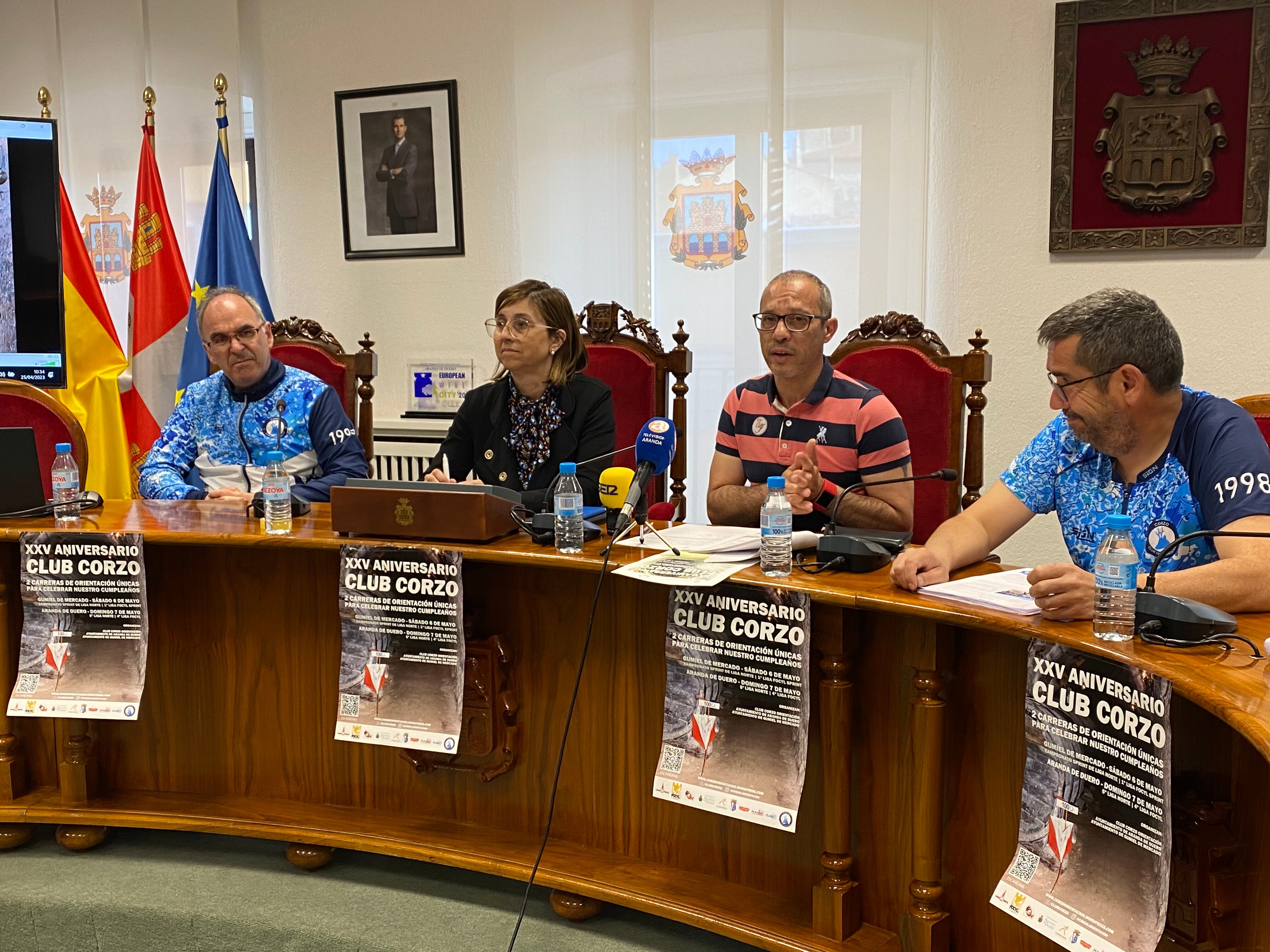 Presentación de la prueba en el salón de plenos del Ayuntamiento