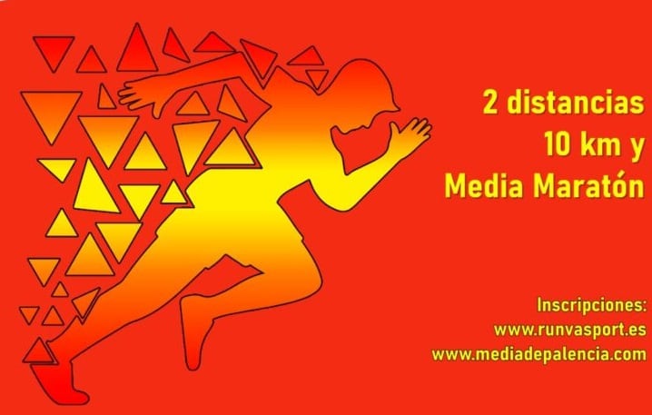 Cartel de la XII Media Maratón &#039;Ciudad de de Palencia&#039;