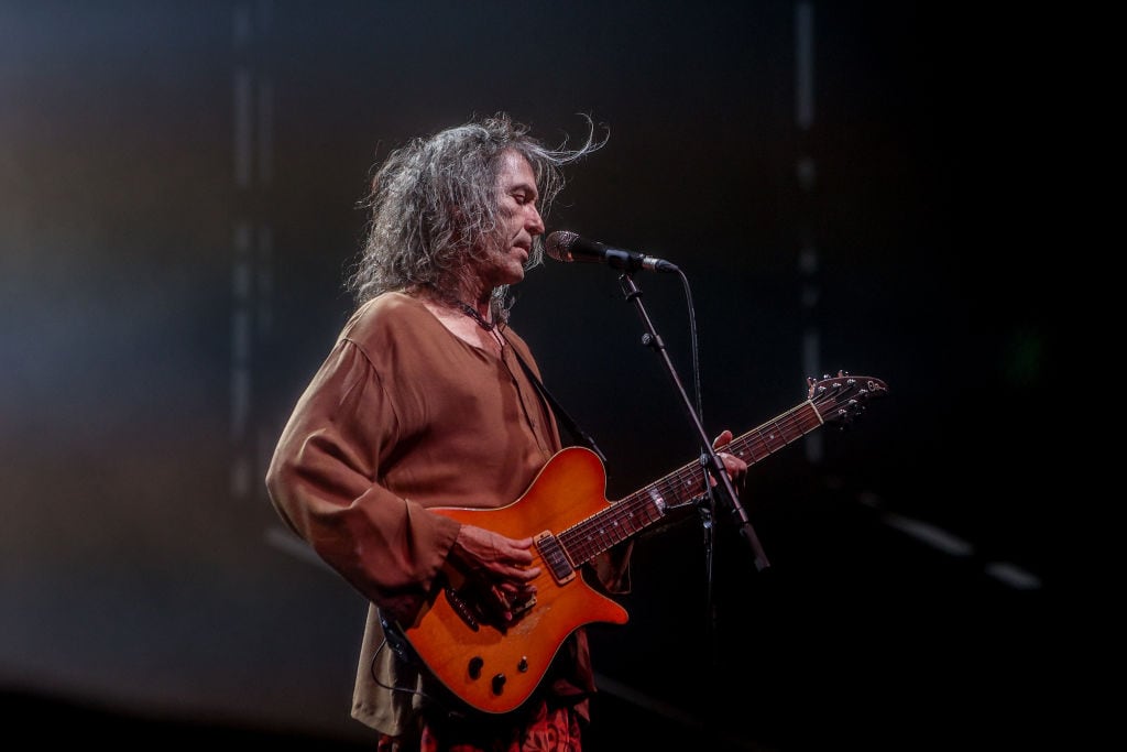 Robe Iniesta en un concierto en Madrid, el 24 de mayo de 2024