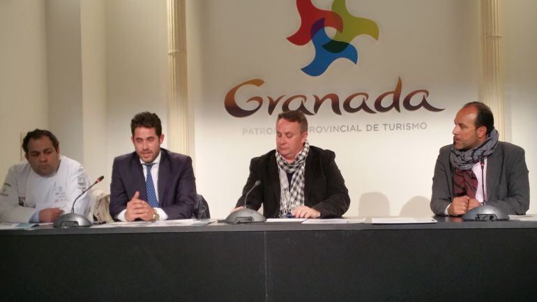 Presentación de la Feria de la Tapa de Otura(Granada) en el Patronato Provincial de Turismo de Granada