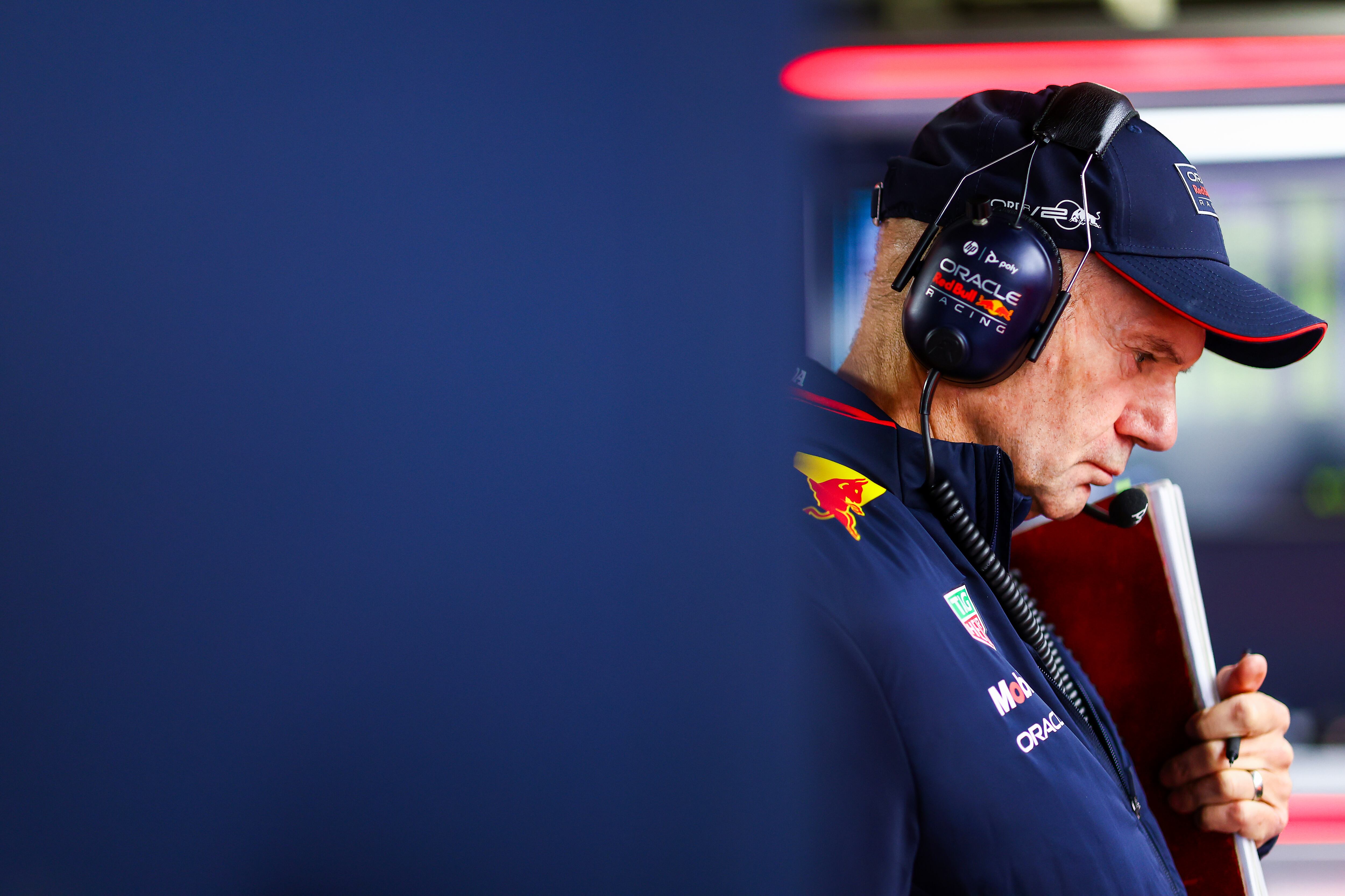 Adrian Newey, durante el GP de Japón de 2024