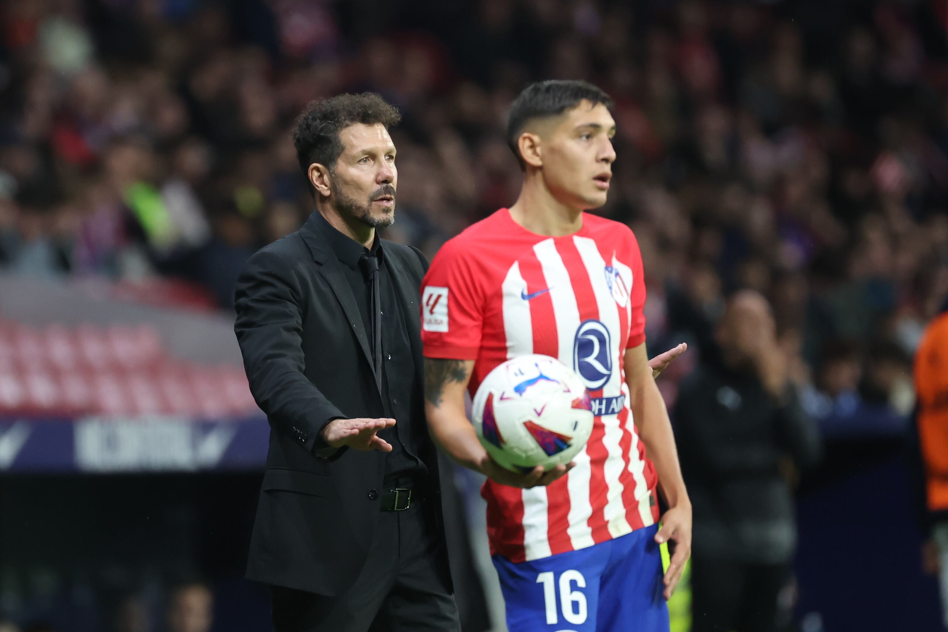 Atlético de Madrid en un partido de LaLiga EA Sports. EFE / Kiko Huesca.