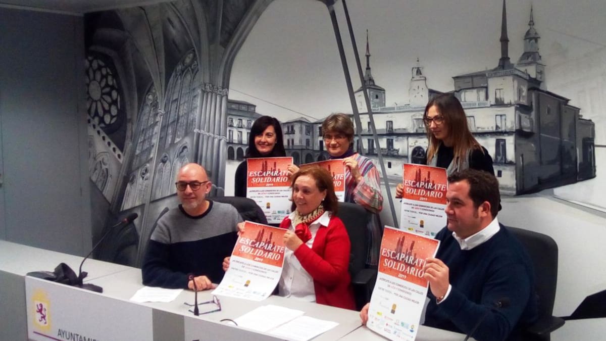 Una quincena de ONGs leonesas lanzan la campaña 'Escaparate solidario' para ganar visibilidad