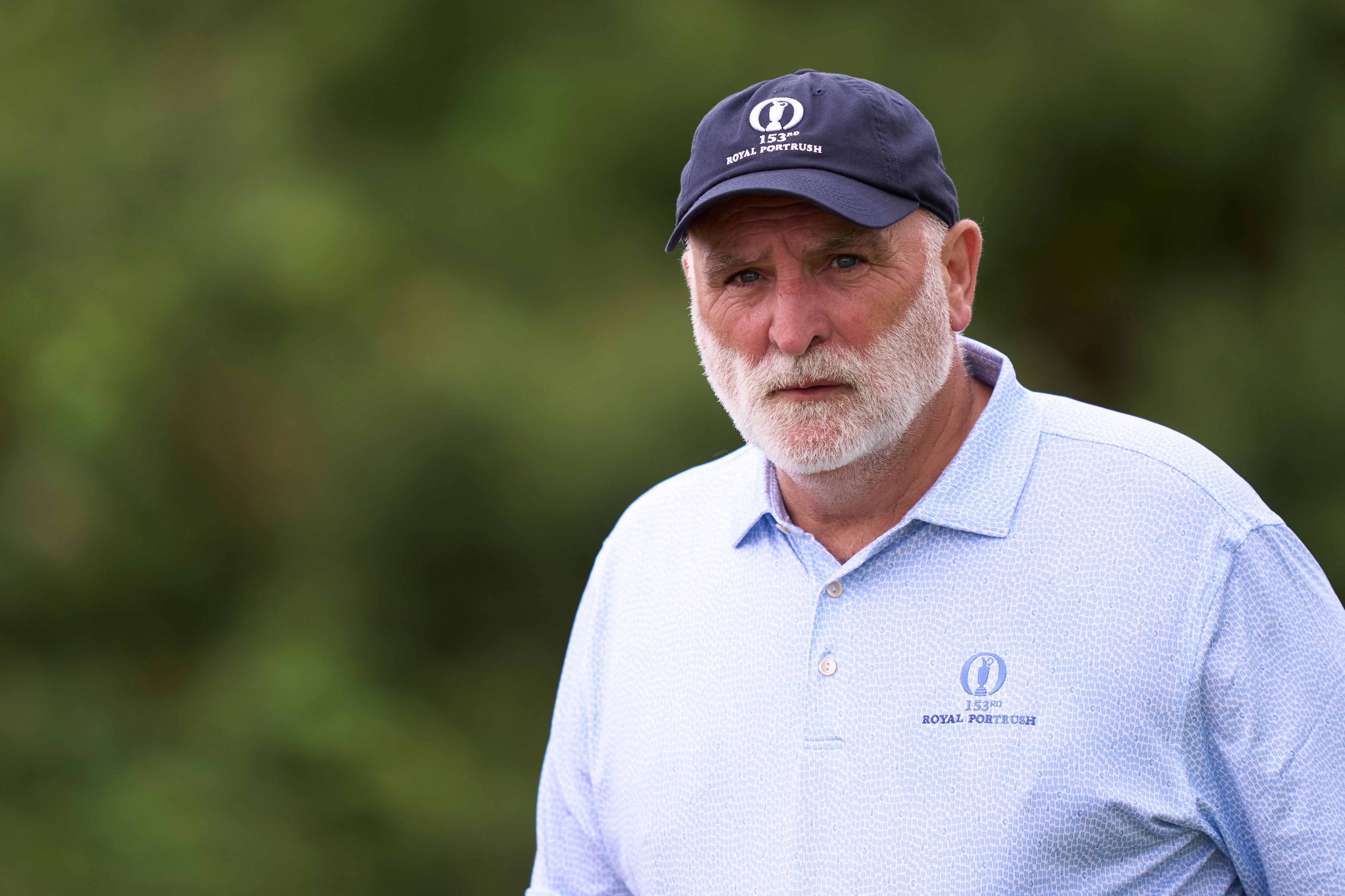 José Andrés, en el Campeonato de Golf celebrado el pasado 19 de julio en el Royal Portrush Golf Club de Irlanda del Norte.