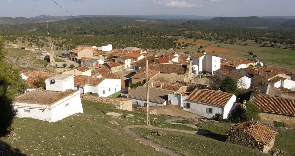 Vista del pueblo de La Cierva (Cuenca).