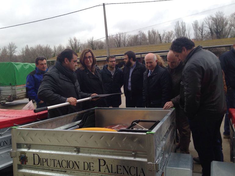 Parte del material entregado esta mañana