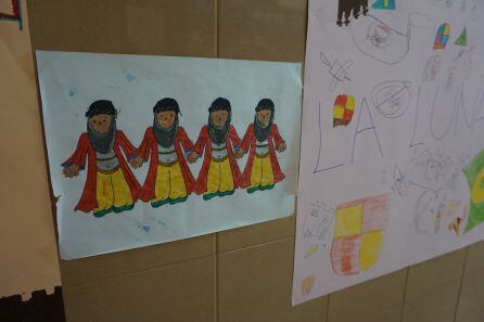 Trabajos realizados por los niños durante el curso