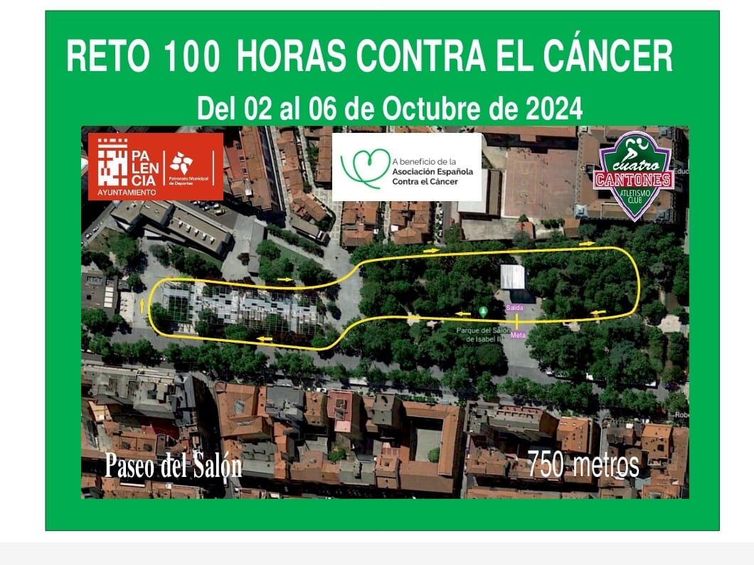 ‘Reto 100 Horas Contra el Cáncer’ en Palencia