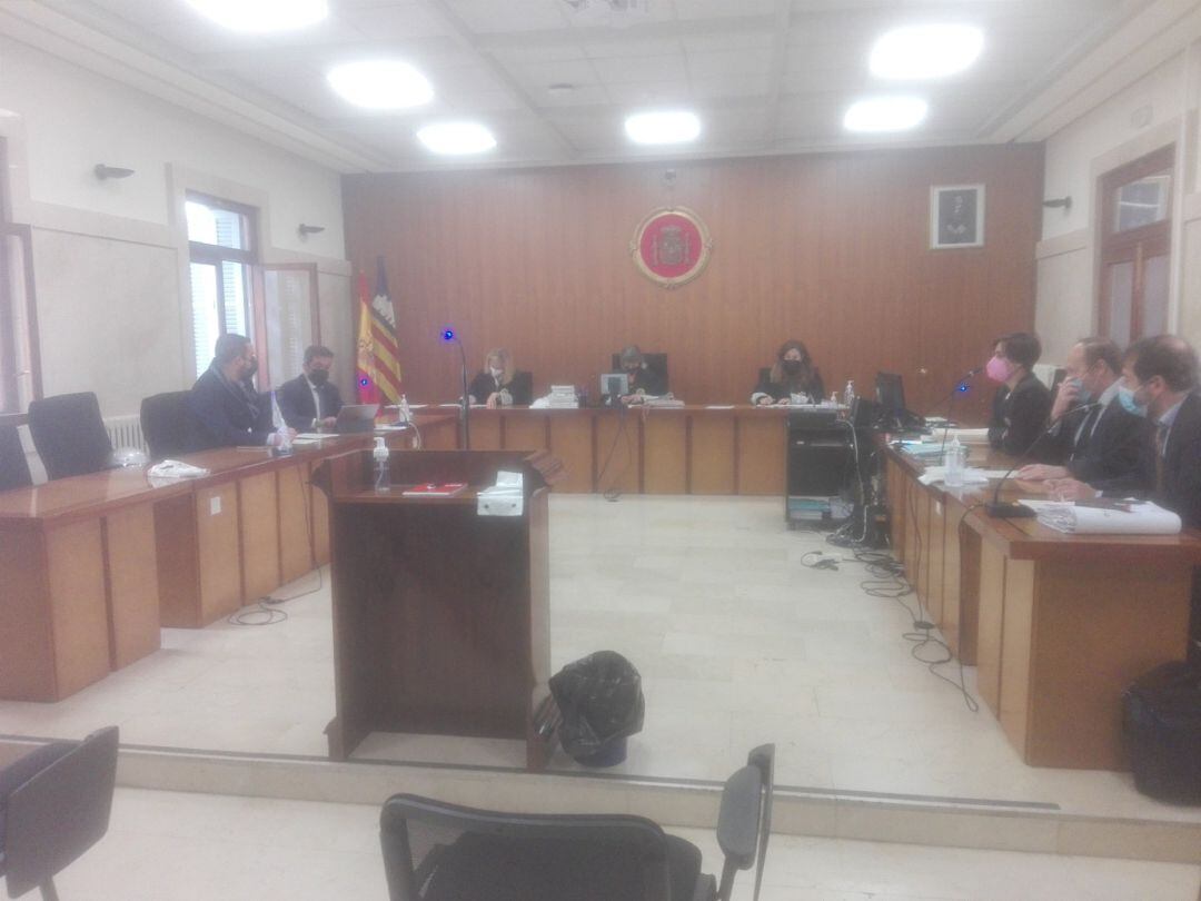 Juicio celebrado este lunes en la Audiencia Provincial de Baleares.