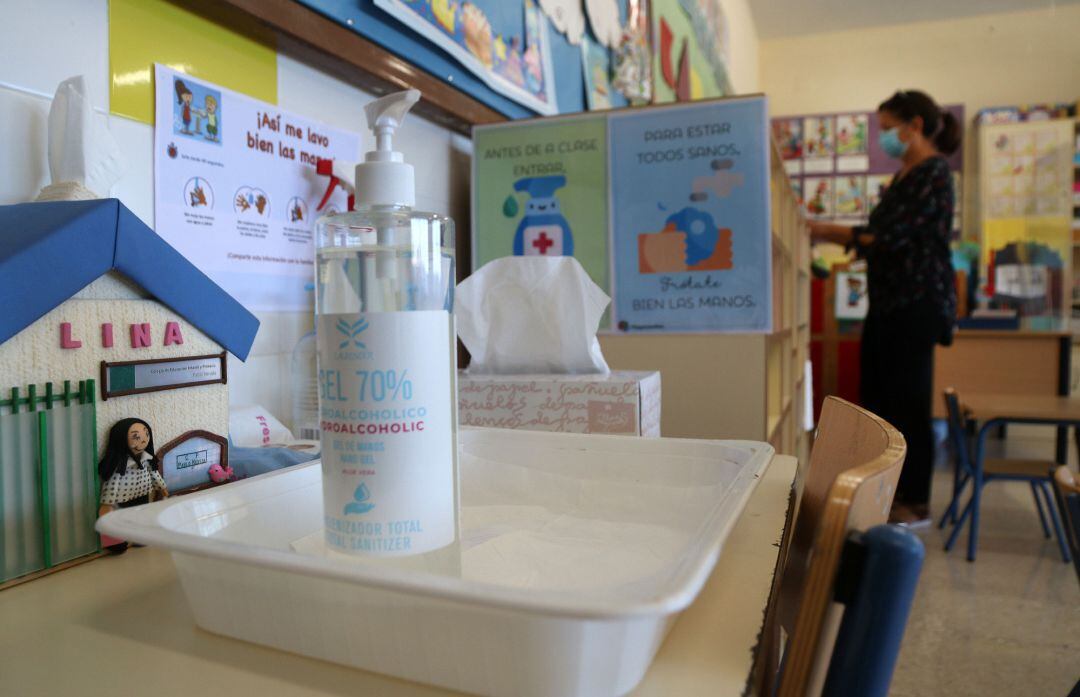 Colegios con aulas confinadas