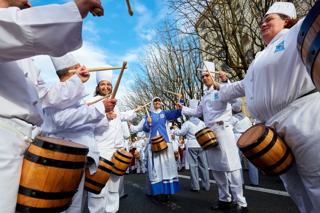 Imagen de archivo de la Tamborrada 2016.