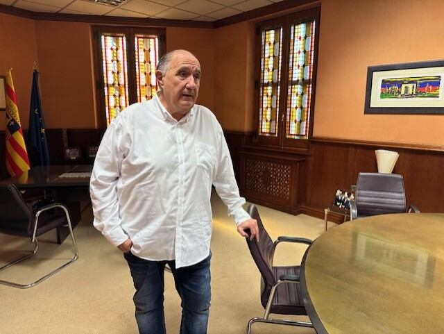 José Fernando Luna, en la sede de Ceoe- Cepyme Huesca