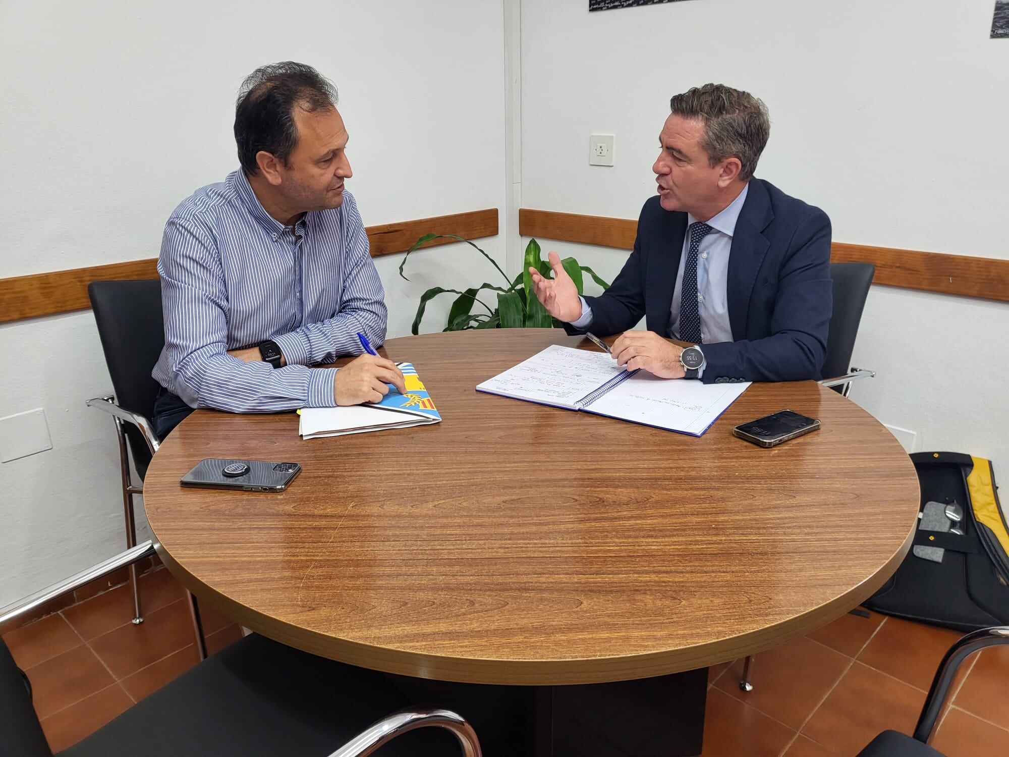 Un momento durante la reunión