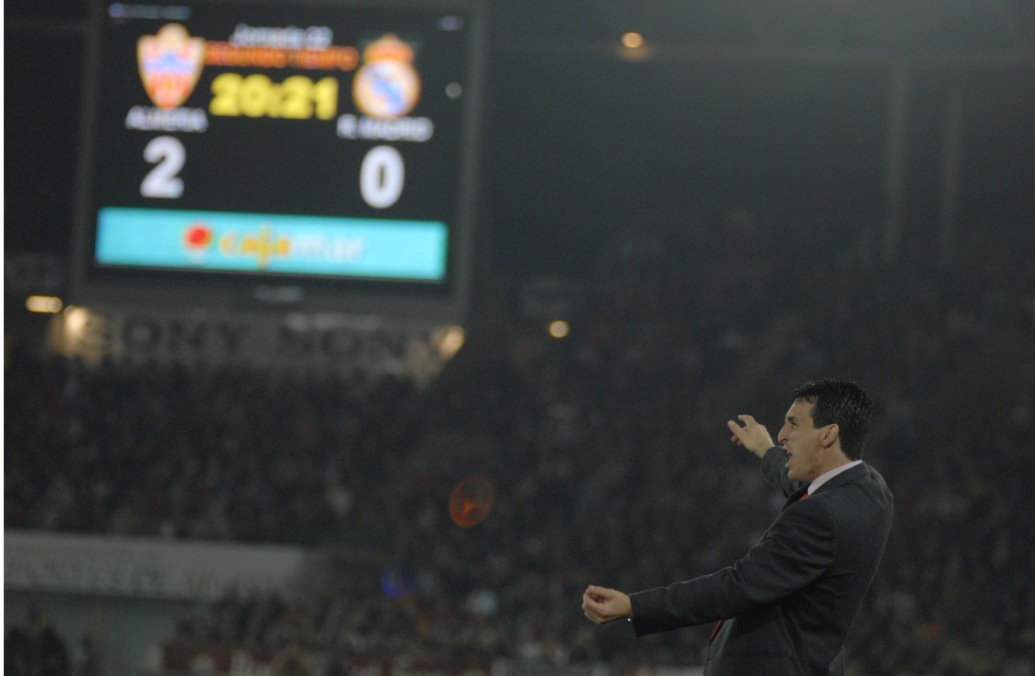 El UD Almería ya ganó al Real Madrid en la Liga 2007-08.