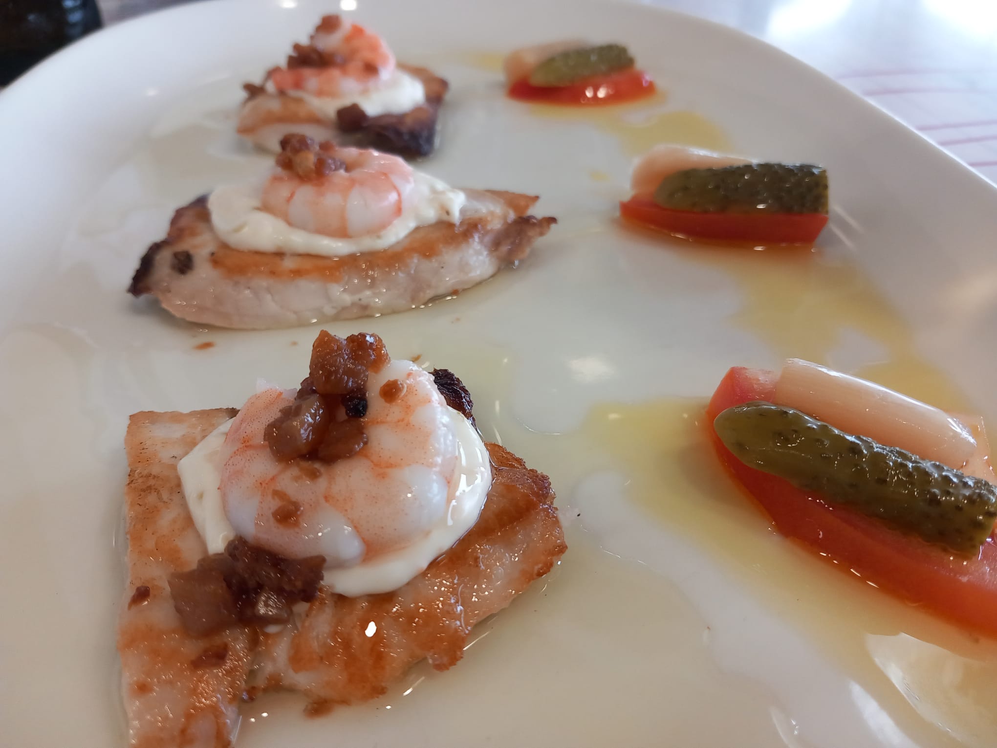 Corvina con salsa tártara