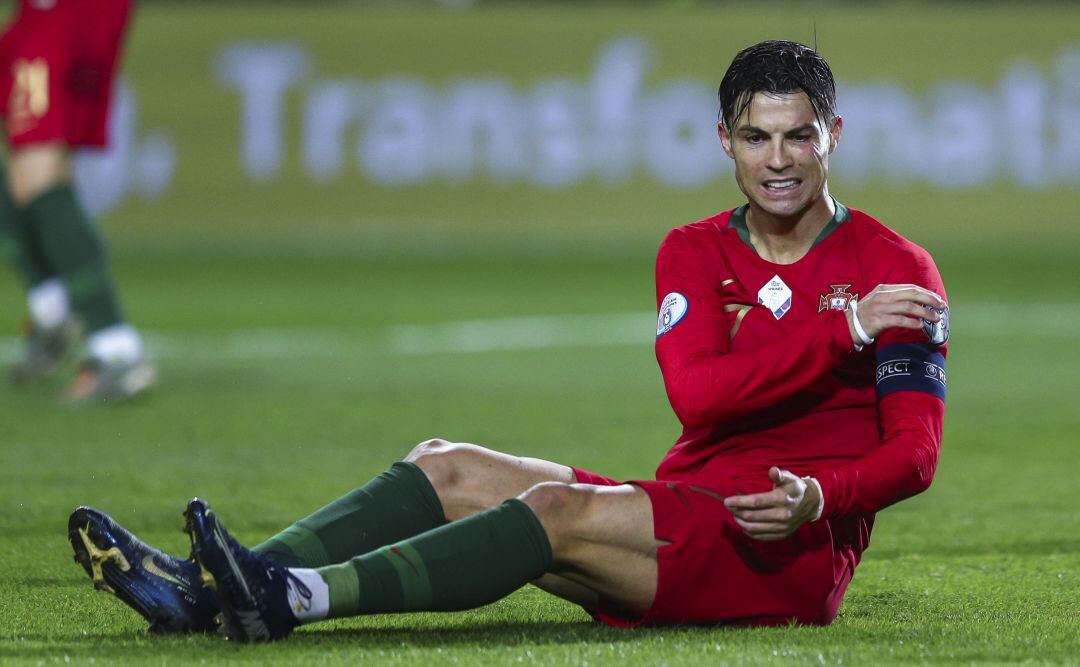 Cristiano Ronaldo, con la selección de Portugal