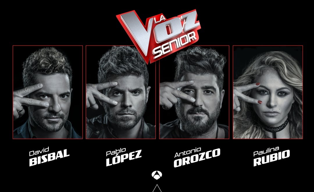 Bisbal, Pablo López, Orozco y Paulina Rubio, coaches de &#039;La Voz Senior&#039;