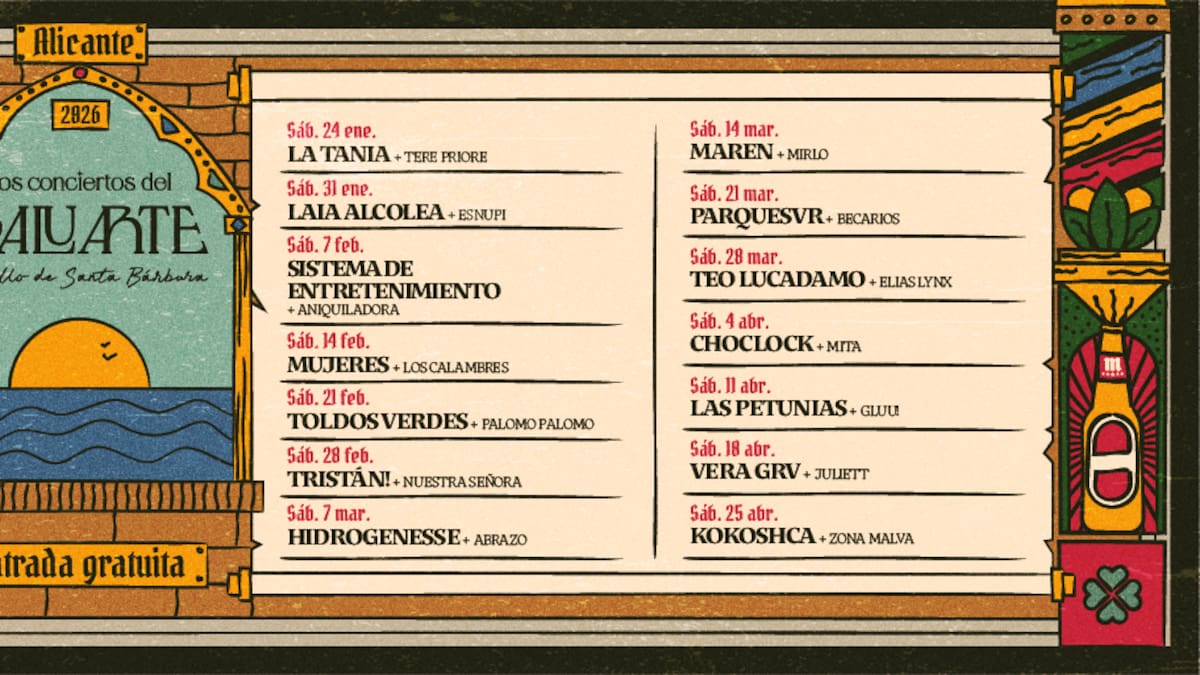 Los Conciertos del Baluarte vuelven al Castillo de Santa Bárbara con una temporada repleta de talento emergente