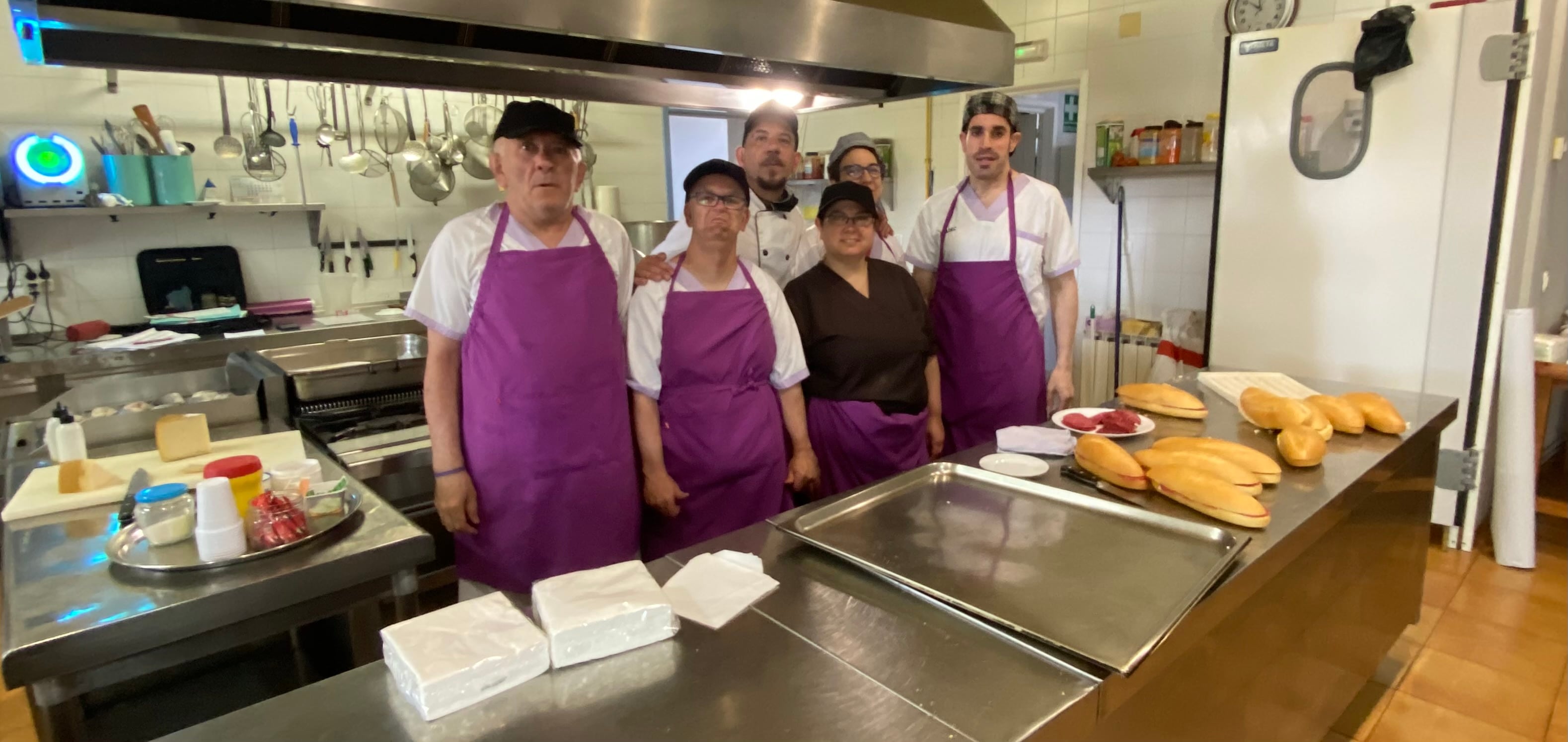 Taller de cocina de Aspadec.