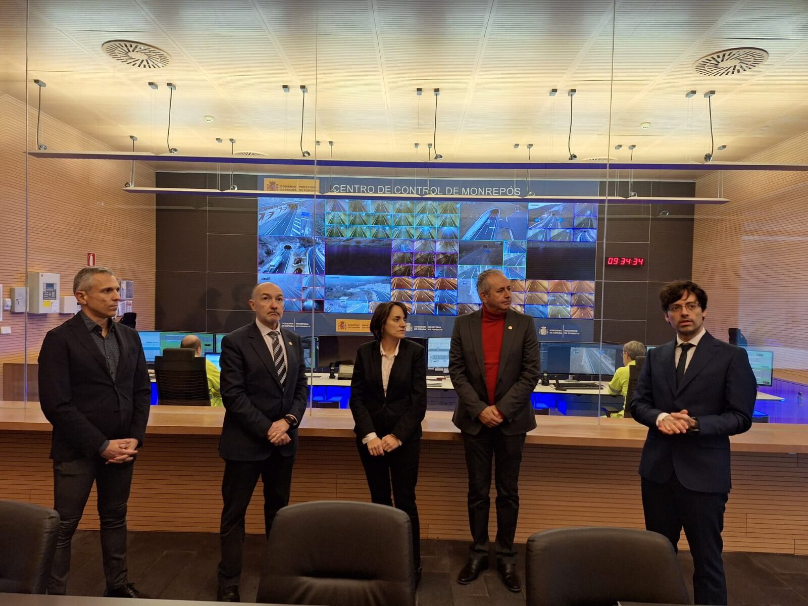 Visita al centro de control de Monrepós