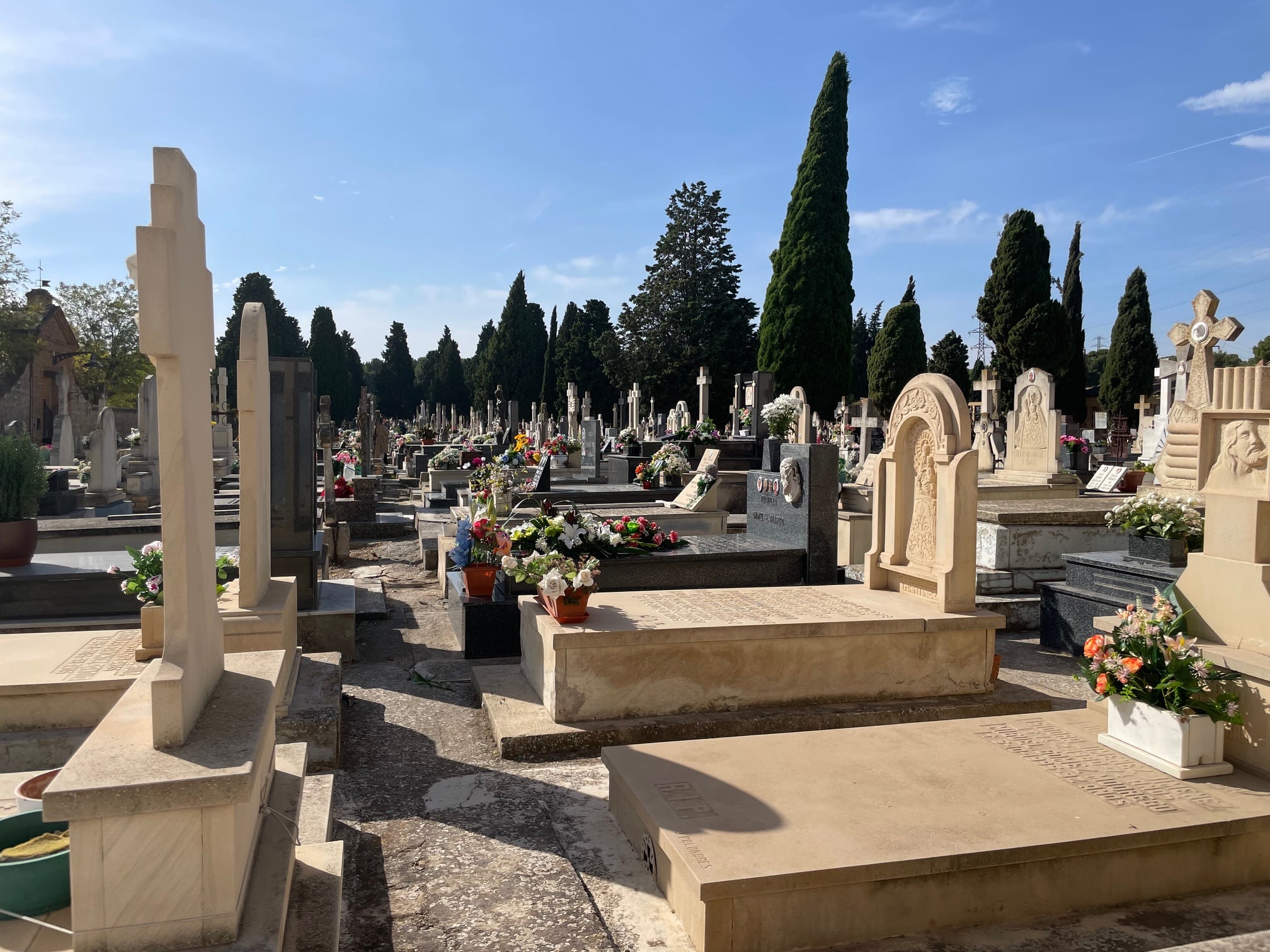 Interior del cementerio de Tudela