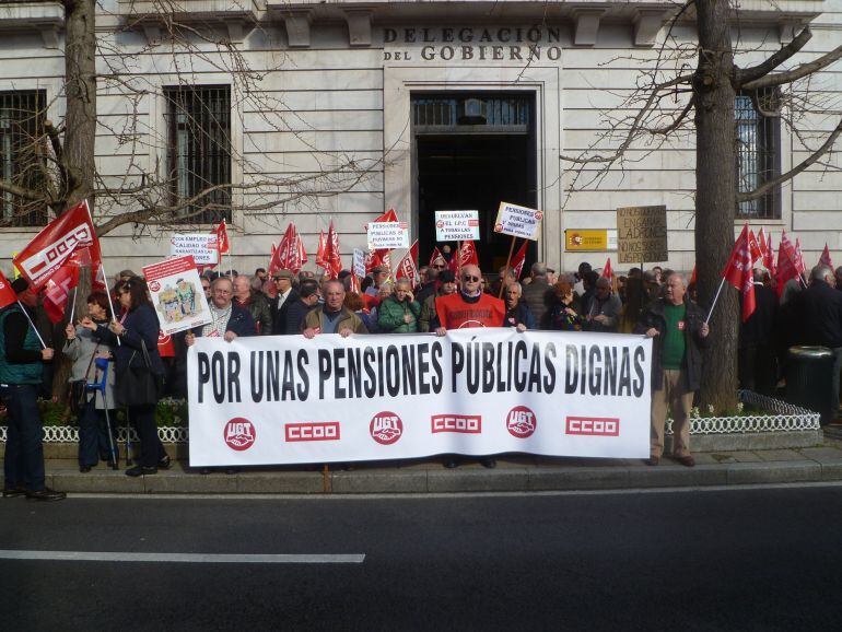 Concetración ante la Delegación de Gobierno