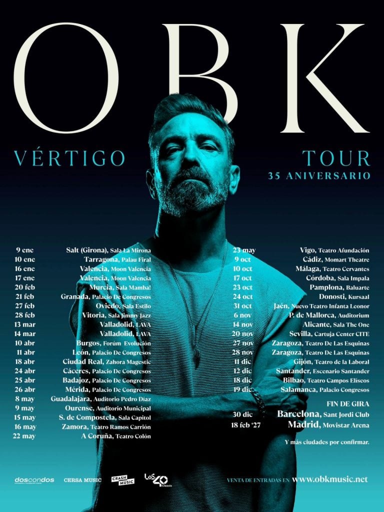 Cartel gira 2026 de OBK
