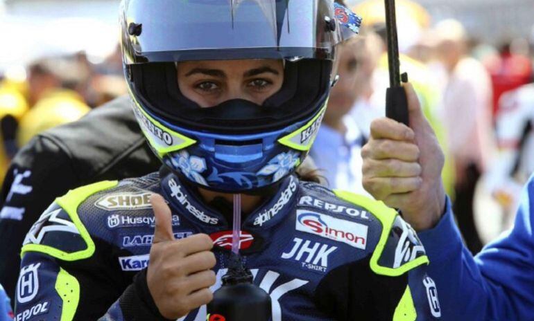 María Herrera, piloto del mundial de moto 3