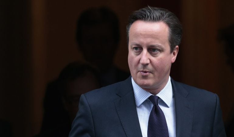 El primer ministro británico, David Cameron, en Downing Street (Londres).