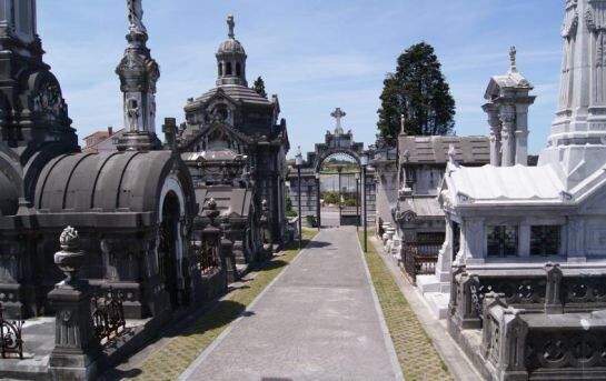 El cementerio de La Carriona.