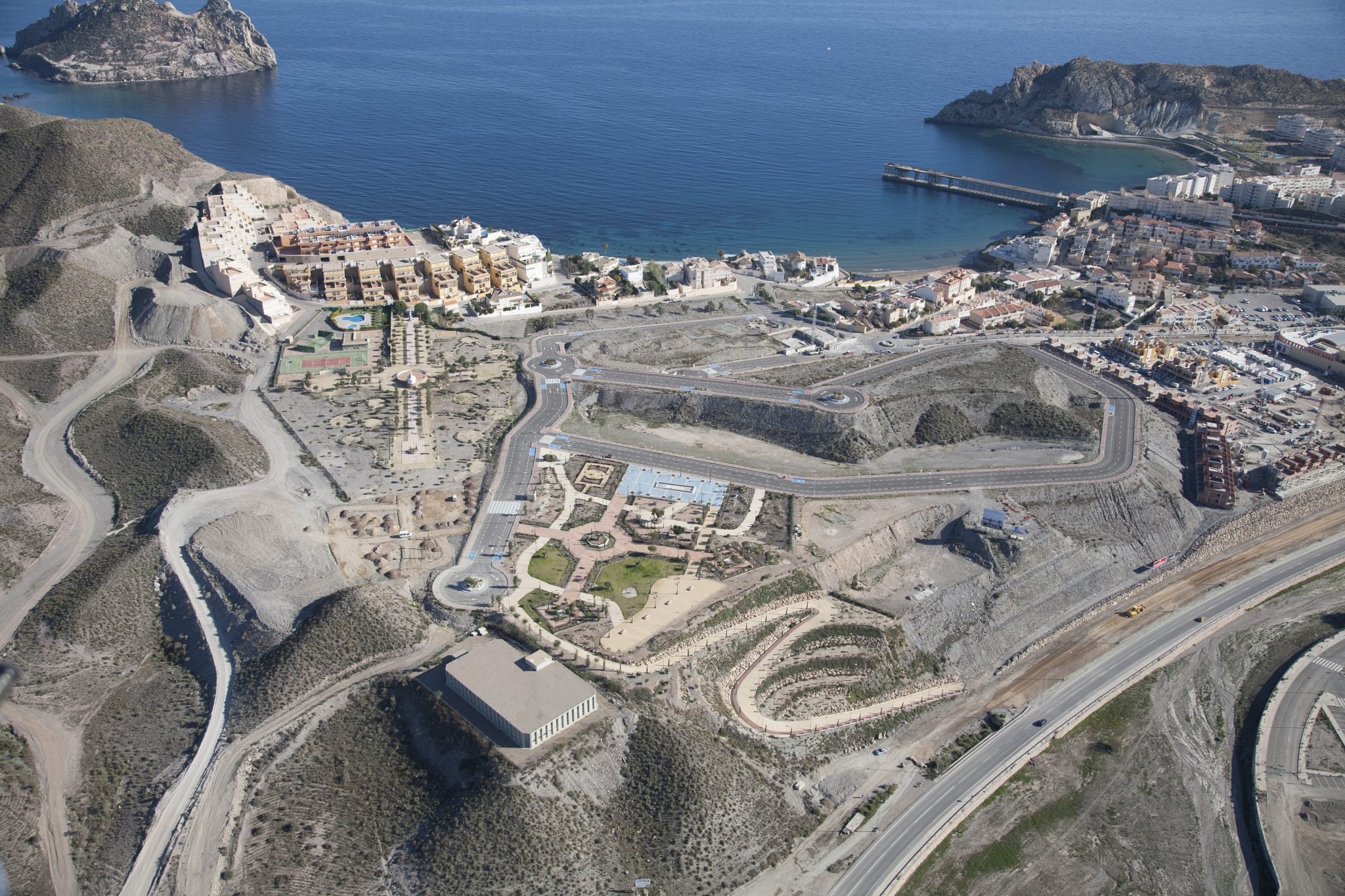 Obras de urbanización del área Hornillo II, en Águilas