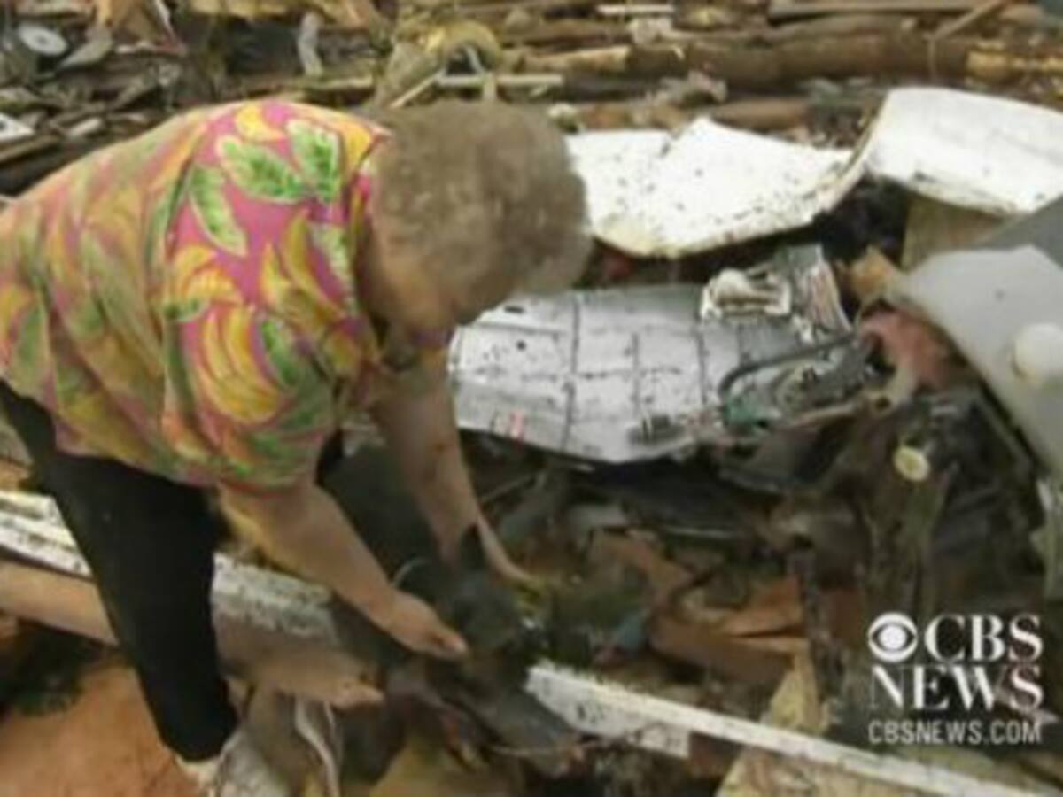 El perro perdido en el tornado de Oklahoma