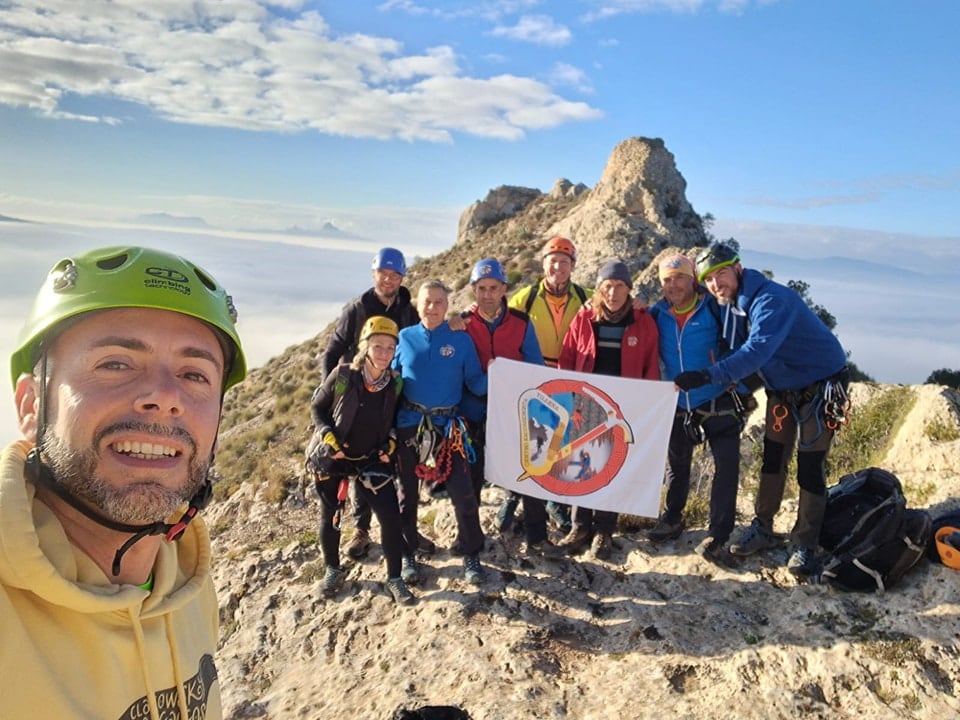 Brindis del CEX en la montaña