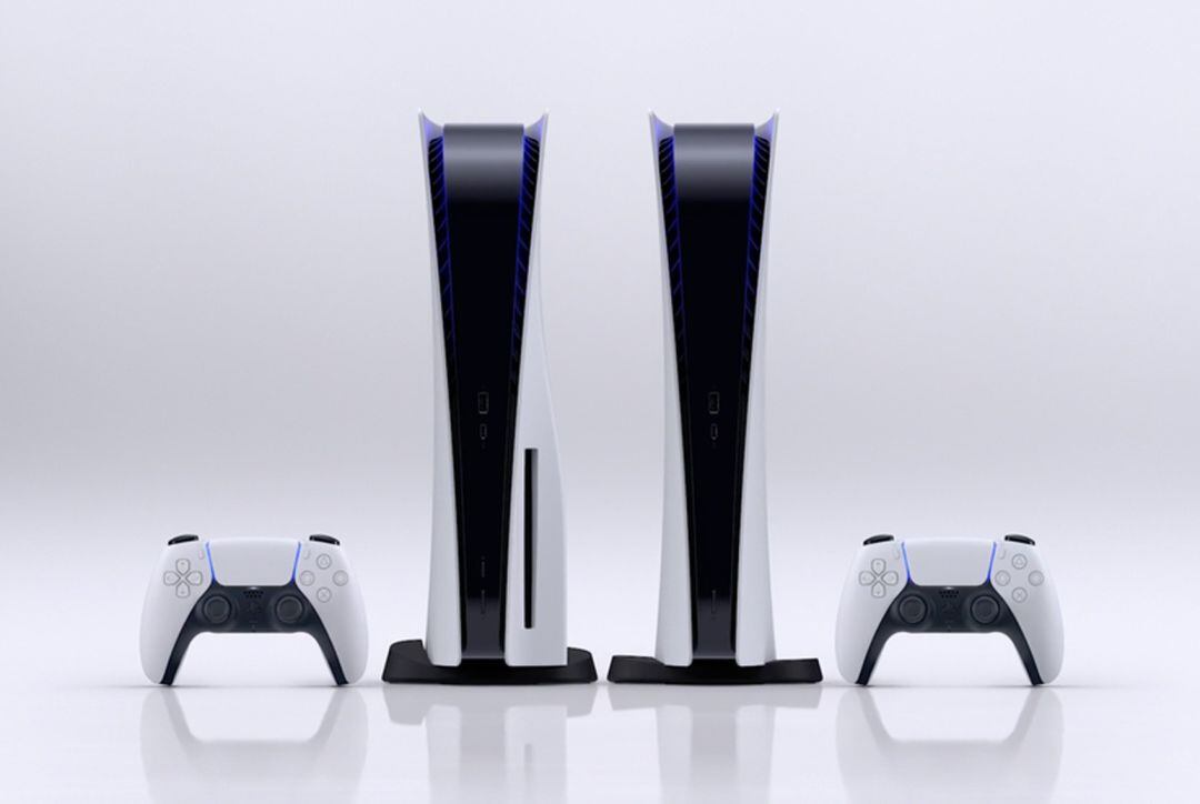 La PlayStation 5 en sus dos versiones.