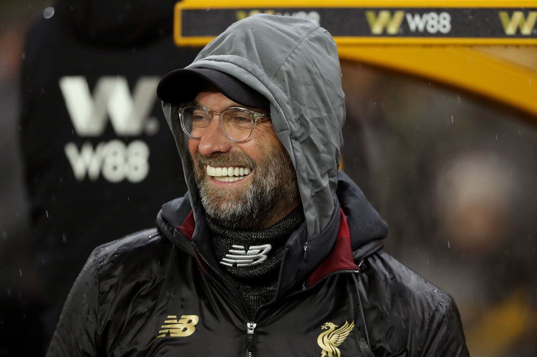 Jurgen Klopp durante el encuentro entre el Liverpool y el Wolverhampton Wanderers 