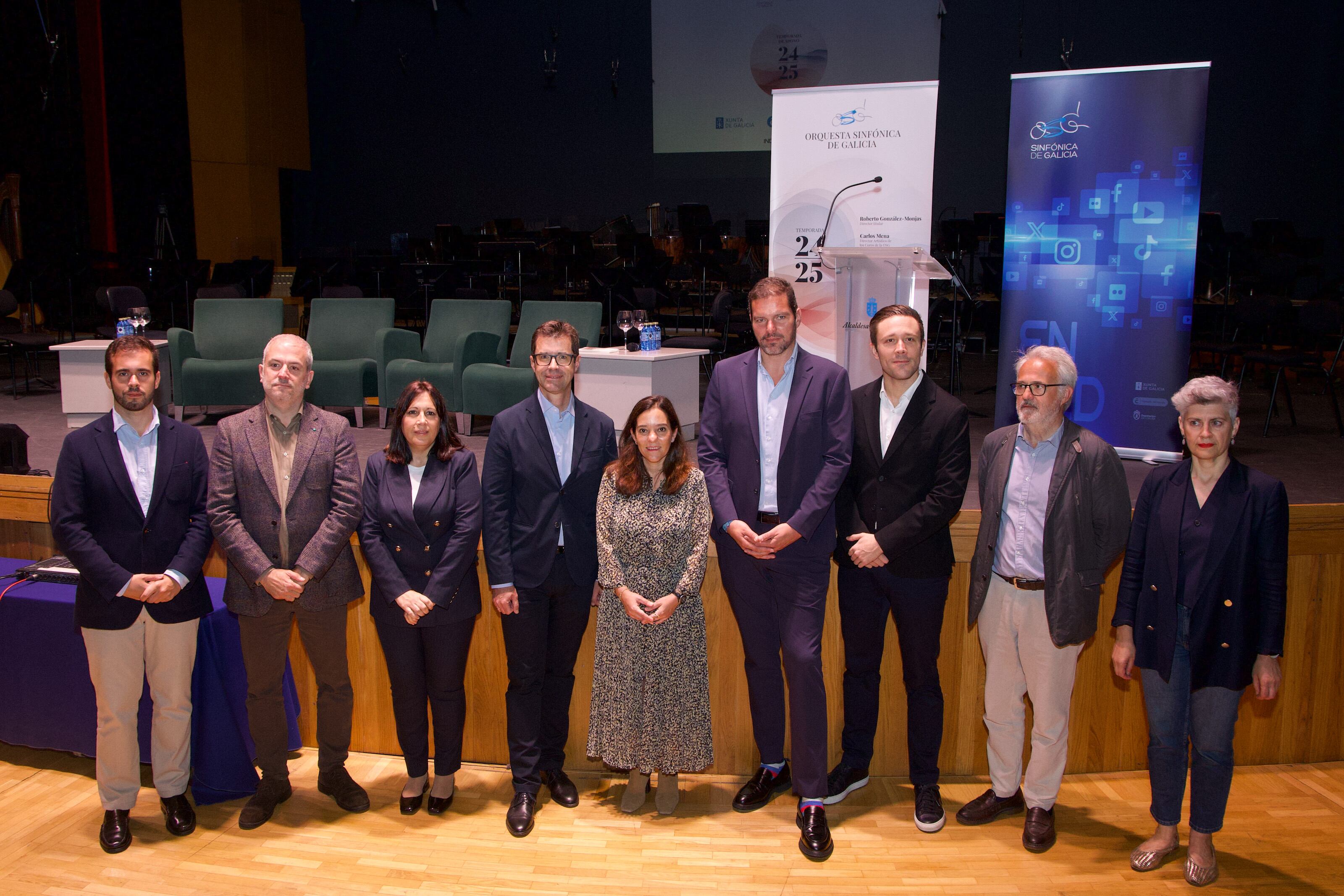 Presentación de la temporada de la Orquesta Sinfónica de Galicia