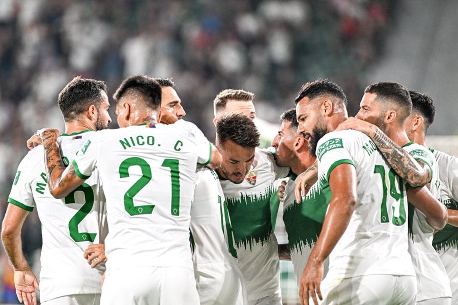 El Elche pudo celebrar su primera victoria de la temporada