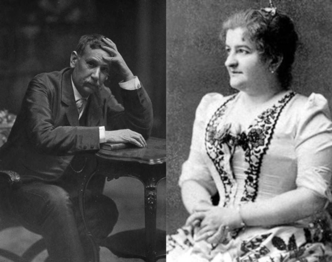 Benito Pérez Galdós y Emilia Pardo Bazán