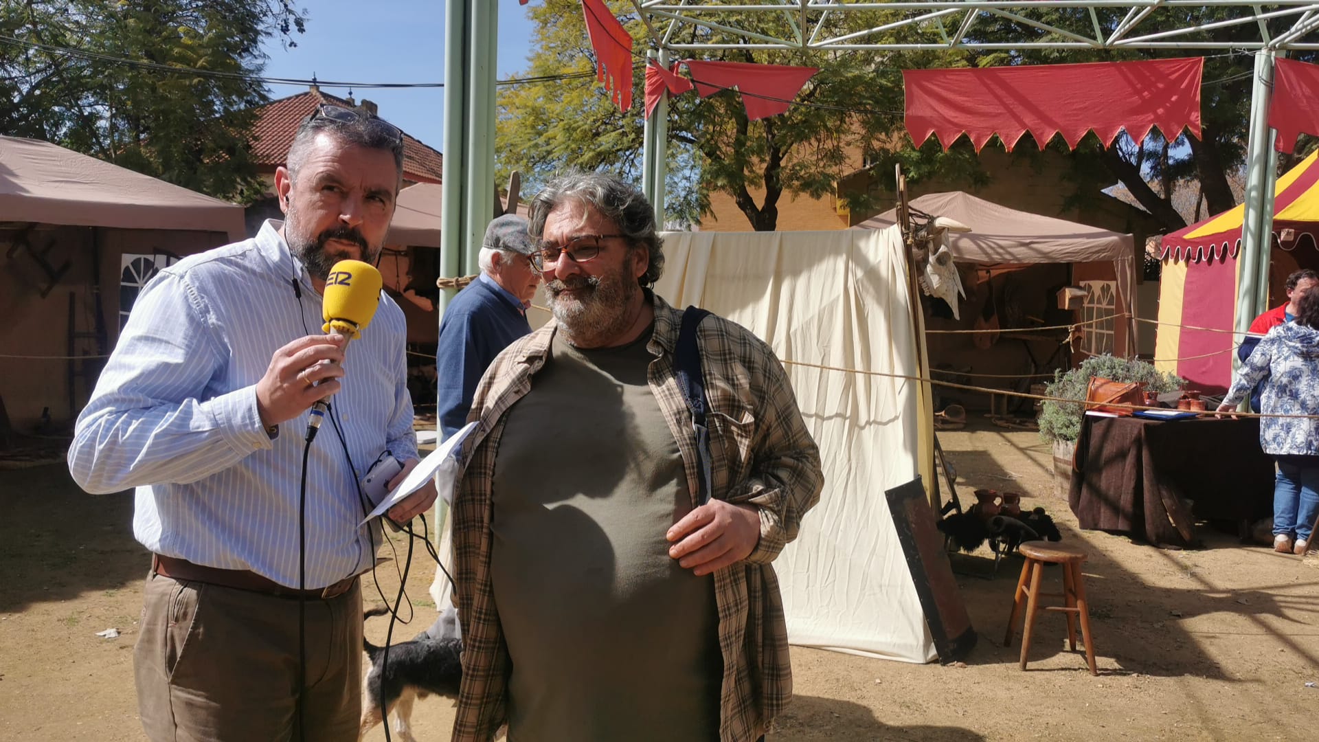 Gerardo Martín junto a Salomón Hachuel