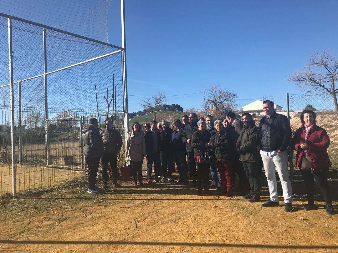 Visita de Julio Millán a Las Infantas.