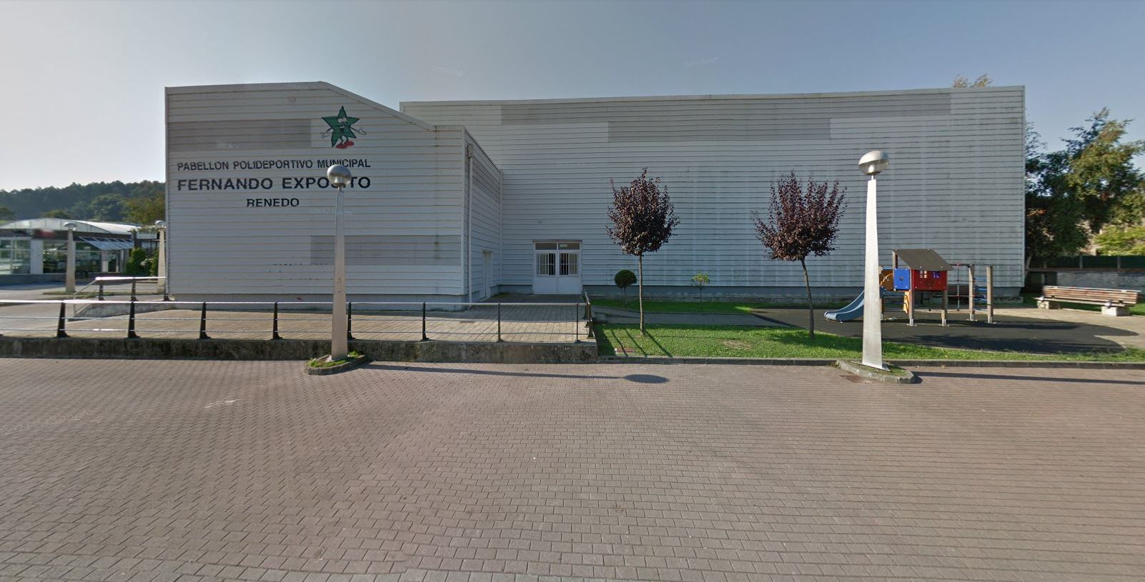 El exterior del Pabellón Fernando Expósito